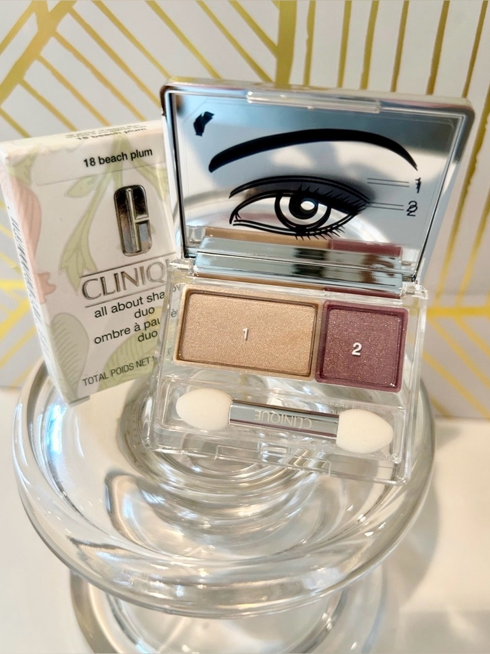 ✨ Clinique All About Shadow Duo | 18 Beach Plum | Full Size | New in Box
